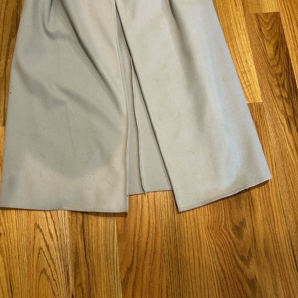 Chic Light Gray Belted Coat - Picture 6 of 10